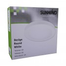 Taklampe Design Round White thumbnail