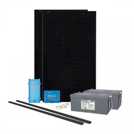 Sunwind Solcelleanlegg takmontert 700 watt AGM 230V