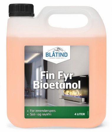 Blåtind Fin Fyr Bioetanol 4L