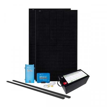 Sunwind Solcelleanlegg takmontert 700 watt lithium heat 230V