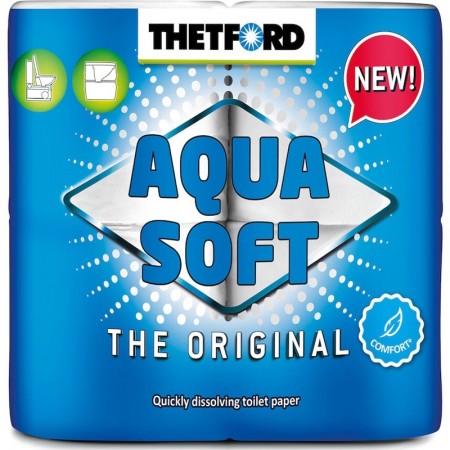 Toalettpapir Aqua Soft 4 ruller
