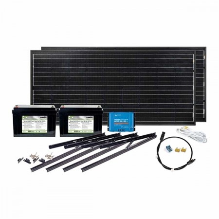 Sunwind Solcelleanlegg oppgraderingspakke 370 watt litium heat