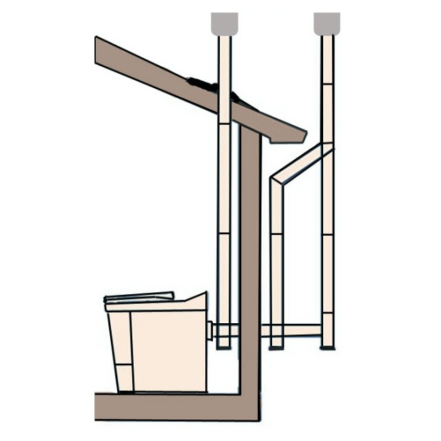 Monteringsalternativer for utluft